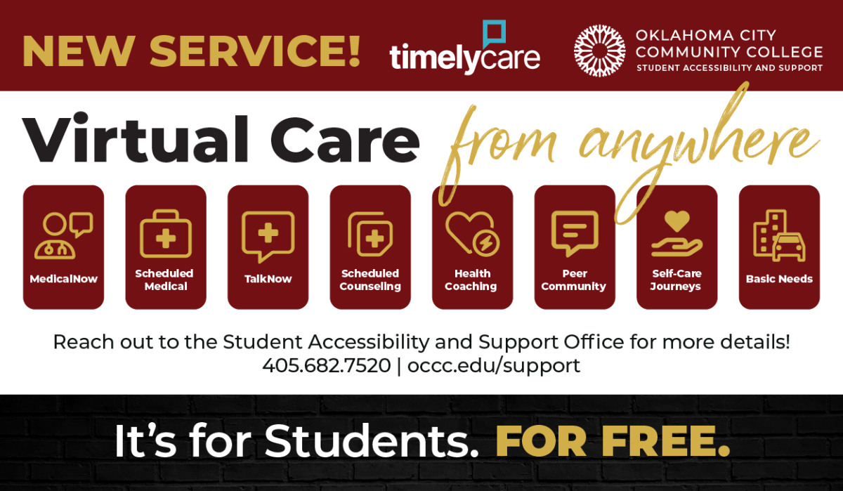 OCCC Partners with TimelyCare to Offer Free Wellness Support