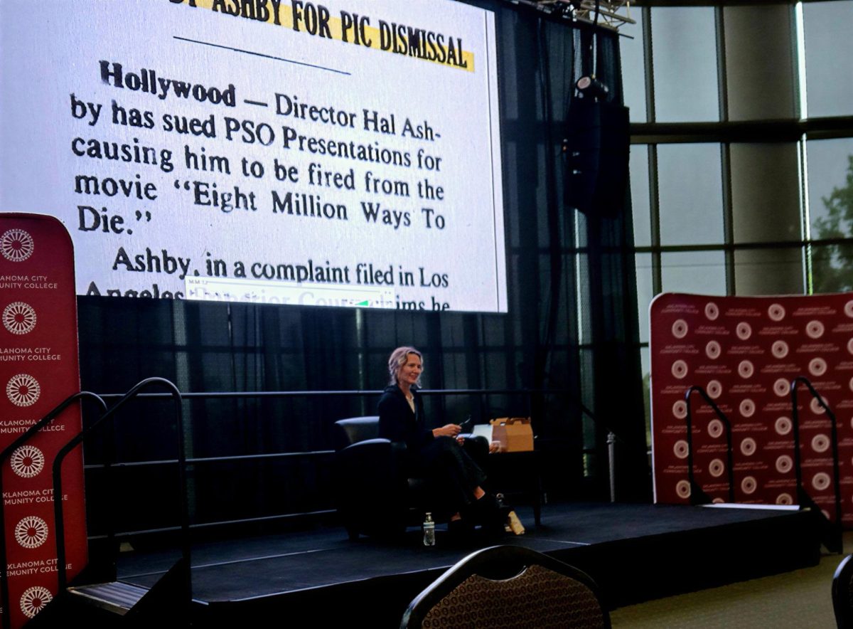 Renowned documentary filmmaker Amy Scott discusses the art of the interview during a filmmaking workshop that recently took place on campus.